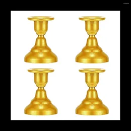 Candle Holders Candlestick Taper For Table Centrepiece Wedding Reception Mantel Decoration Gold