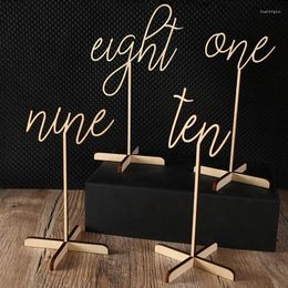 Party Decoration Wedding Table Numbers Decoration.Stand Alone Script With Base. Cards Seat Card