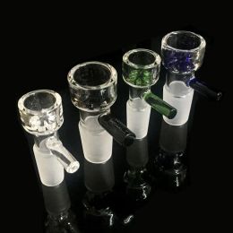 Wholesale Glass Bowls with Blue Green black clear Snowflake Filter Bowl for Glass Bongs 10mm 14mm 18mm Fit Oil Rigs Glass Bongs LL