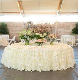 Ruffles Chair Sashes Custom Made High Quality Wedding Decorations Wedding Suppliers 2016 Spring Factory Christmas Decoration4212791