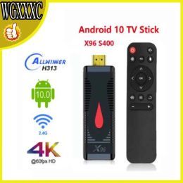 Box HD 4K Tv Stick X96 S400 Mini Pc Tv Stick Android 10 Tv Box 2.4G Wifi 2Gb16Gb Allwinner H313 Smart tv Box 4K Media Player Set Top