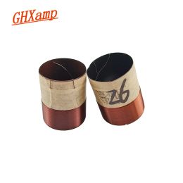 Accessories GHXAMP 26mm Speaker Accessories Repair gram Aluminum Frame Bass Voice Coil 8OHM 2PCS