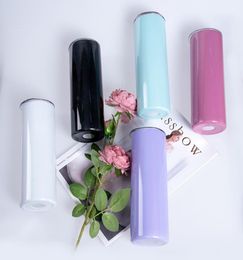 20oz Tumblers Glitter Stainless Steel Cup Tumbler with straw lid Mug Water Bottle fy43734838059