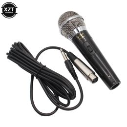 Microphones Karaoke Microphone Handheld Professional Wired Dynamic Microphone Clear Voice Mic for Karaoke Part Vocal Music Performance hot