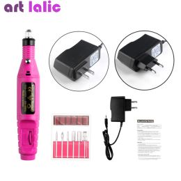 Kits Portable Electric Nail Drill Professional Nail Drill Kit for Acrylic, Gel Nails, Manicure Pedicure Polishing Shape Tools