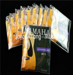 10 Sets of MN10 Acoustic Guitar Strings Stainless SteelPhosphor Bronze 1st6th Strings 010047 Super Light6249350