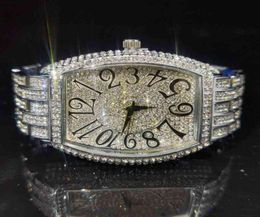 Missfox Classic Wine Barrel Watch Men039s Fashion Diamond Large Dial Wristwatch Man Arabic Numerals Quartz Watch Man Gift5423840