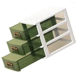 Storage Boxes Plastic Organiser Case Shelf File Cabinet Drawer Type Desktop Makeup Organisers Office
