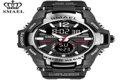 SMAEL Men Watches Fashion Sport Super Cool Quartz LED Digital Watch 50M Waterproof Wristwatch Men039s Clock Relogio Masculino 22439468