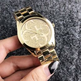 Brand Wrist Watches Women Girl Big Letters Style Metal Steel Band Quartz Clock GS 69902275989