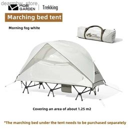Tents and Shelters MOBI GARDEN Tent Portable Camping Equipment Accessories Outdoor Camping Ultralight Folding Rain proof Single Marching Bed Tent L48