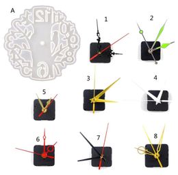 Wall Clocks 1 Pc Large Clock Resin Mould Woodpeckers Silicone With Movement Mechanism For Epoxy DIY Jewellery Making6871304