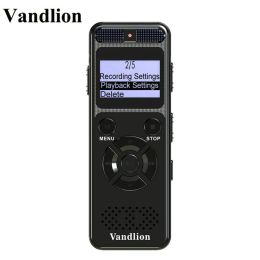 Players Vandlion Digital Audio Voice Recorder 8GB 16GB Professional Portable Recorder MP3 For Business Support Up to 64G TF Card V32