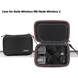 Microphones EVA Hard Case for Rode Wireless ME/Rode Wireless Go II/Wireless GO Wireless Microphone System, Protective Carrying Storage Bag