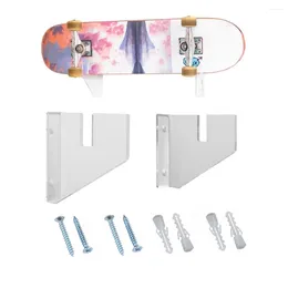 Hooks Display And Storage Made Easy With Clear Acrylic Stand Skateboards Is Sturdy Durable Enough