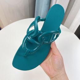 Designer Sandalo Slipper Slide Slides Summer Luxury Men Sandals Donne Flip Flip Fascilla Fascilla vera Slide in pelle SCARPE CATALE DI METALE SCARPE CASUALE 35-41