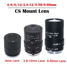 Cameras Megapixel HD Security Camera Lens CS Mount 2.812mm/550mm /660mm Manual Varifocal Lens 4/6/8/12mm CS Fixed Focus Lens