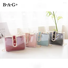 Shoulder Bags Bag Female 2024 Autumn And Winter Ladies Transparent Jelly Messenger Mobile Phone Small Fashionable All-mat