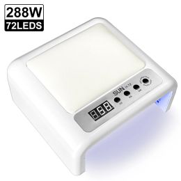 Dryers 72 LEDS Nail Dryer LED Nail Lamp UV Lamp for Curing All Gel Nail Polish Motion Sensing Manicure Pedicure Salon Tool