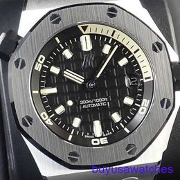 AP Sports Wrist Watch Royal Oak Offshore Series 42mm Dia 18K Platinum Precision Steel Automatic Mechanical Mens Watch Luxury Watch 15720CN