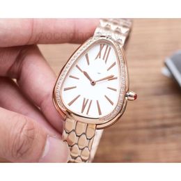 Women's B brand with logo Designer Serpenti Wristwatch Seduttori Women Luxury Watch Fashion Women's Snake Head Style Diamond StarB 169L CT4T