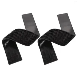 Table Mats 1 Set 2Pcs Oblong Bar Anti- Skid Service ( Black )