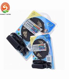 5050 rgb led strips light smd 300 led 60led m flexible led light ribbon waterproof ip65 with 44keys controller 12v5a power 7362297