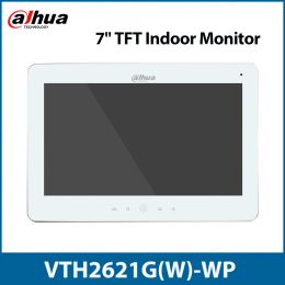 Intercom Dahua IP Indoor Monitor 7inch TFT Touch Screen WiFi PoE H.265 Wireless Doorbell Video Intercom VTH2621GWWP VTH2621GWP