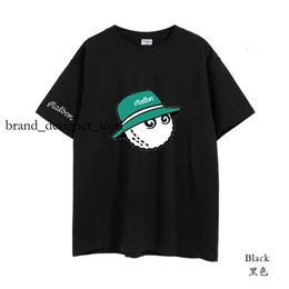 2024 Malbon Men's Tshirts Designer Golf Tshirt Men Women Summer Top Level Popular Cotton Top Bucket Hat Short Sleeve Fashion Leisure Couple Loose Clothing 3698