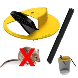 Traps Mouse Trap Bucket Rat Trap Mouse Catching Tool Automatic Bucket Mouse Trap with Flip Reusable for Indoor Outdoor
