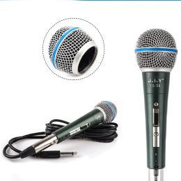Microphones Professional Handheld Wired Microphone Dynamic Mic Microphone For Karaoke Part Vocal Music Performance Stage Singing