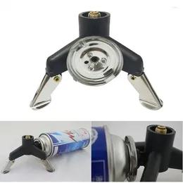 Tools Outdoor Stove Tripod Gas Adapter Tank Stand Connector Camping Portable Equipment Ultralight Copper Camp Cooking Supplies