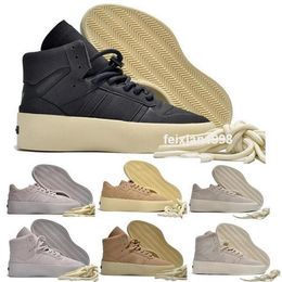 FOG High Low Top Basketball Shoes Men Women Fears Rivalry of God x Athletics 86 Hi Lo Clay Casual Suede 2024 Sports Trainers Sneakers Size 5.5 - 12