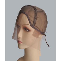 Wig Caps Lace Front Cap For Making With Adjustable Stretch Strap And Guide Line Glueless Weaving Swiss Cap3596379 Drop Delivery Hair P Dhxb6