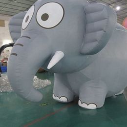 Cute Customised 2.4/3/4/6mL inflatable elephant for carnival Advertising party decoration / giant blow up elephants display toys