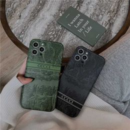 Cell Phone Cases Forest Luxurys Designers For Iphone 14 Pro Max 13 12 11 ProMax Plus Xs Xr X 14PLUS phonecase for women mens G2309087Z-6 Q240408