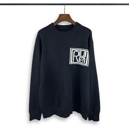 남성 디자이너 스웨터 레트로 클래식 패션 카디건 스웨트 셔츠 남자 스웨터 편지 자수 둥근 목 편안한 jumpera38