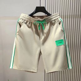 Mens Shorts Designer Summer Beach Shorts Cotton Fashion Plaid Printed Drawstring Pants Relaxed Homme Casual Streetwear Sweatpants Asian size M-5XL