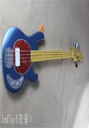 Custom Shop Music Man Ernie Ball 4 String Electric Bass Guitar 9v Battery Top High Quality selling Guitar7673798