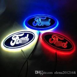 Badges 4D LED Car Tail Logo Light Badge Lamp Emblem Sticker for Ford logo decoration221y