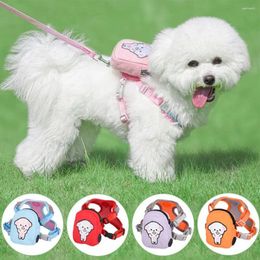 Dog Apparel Portable Accessories Cat Supplies Walking Training Pet Chest Strap Self Backpack Snack Bag Knapsack