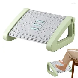 Bath Mats Under Desk Foot Rests 6 Heights Adjustable Footrest Ergonomic Tilted Stool With Massage Texture And Rolleror Home Office