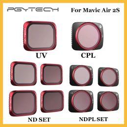 Accessories Original Pgytech Mavic Air 2s Philtre Uv Cpl Ndpl Nd 8 16 32 64 Camera Lens Philtre for Dji Mavic Air 2s Accessories in Stock