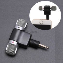 Microphones Protable Metal Microphone 3.5mm Jack Lavalier Tie Clip Microphone Mini Audio Mic For Speech Leture Mobile Phone Microphone 240408