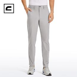 CRZ YOGA Mens Allday Comfort Golf Pants 32 Quick Dry Lightweight Work Casual Trousers with Pockets 240401