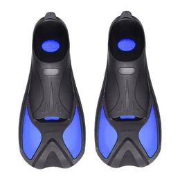 Swim Fins Portable Snorkelling Scuba Diving Flippers Non Slip Fin Full Foot Flipper Beginner Swimming Equipment 240407