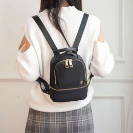 luxury solid Colour designer backpack nylon waterproof handbag fashion women mini shoulder bag school bags