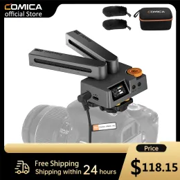 Processors Comica Traxshot Condenser Microphone Transformable Microphone Super Cardioid Shotgun Mic Multifuntional Mic for Phone Camera