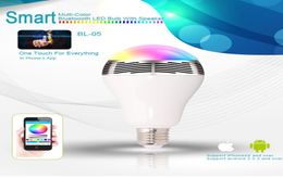New LED Bulb E27 Bluetooth Wireless Control Speaker Light Music Function 2 IN 1 Smart Colorful RGB Bubble Lamp For iPhone Samsung9332571