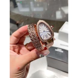 Women's B brand with logo Spiga Designer Women Watch Fashion Wristwatch Luxury Serpenti Diamond Roman Snake Shaped Strap Women's Creative 2 W6UZ D5V1